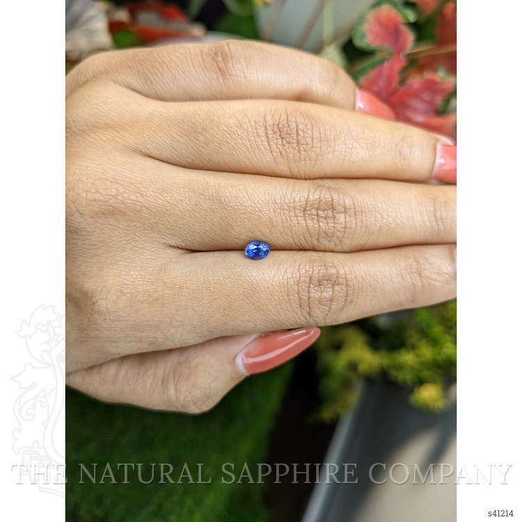 0.52 Ct. Blue Sapphire from Ceylon (Sri Lanka)