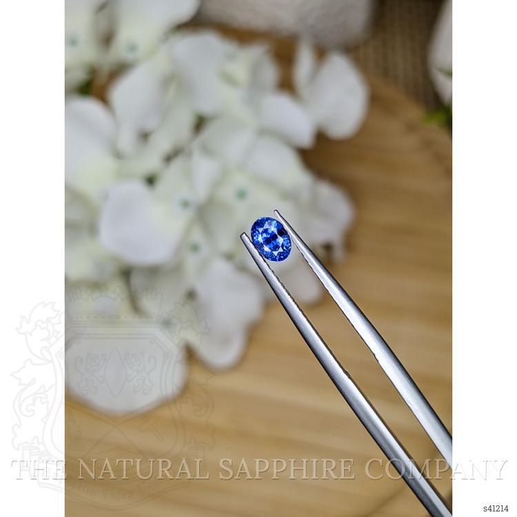 0.52 Ct. Blue Sapphire from Ceylon (Sri Lanka)
