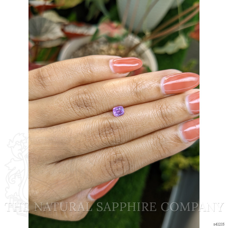 0.72 Ct. Pinkish Purple Sapphire from Ceylon (Sri Lanka)