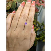 0.72 Ct. Pinkish Purple Sapphire from Ceylon (Sri Lanka) Life Style