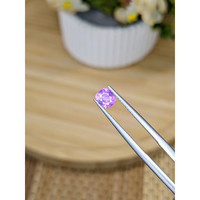 0.72 Ct. Pinkish Purple Sapphire from Ceylon (Sri Lanka) Life Style