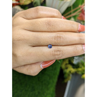 0.41 Ct. Blue Sapphire from Ceylon (Sri Lanka) Life Style