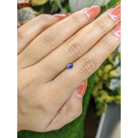 0.41 Ct. Blue Sapphire from Ceylon (Sri Lanka) Life Style