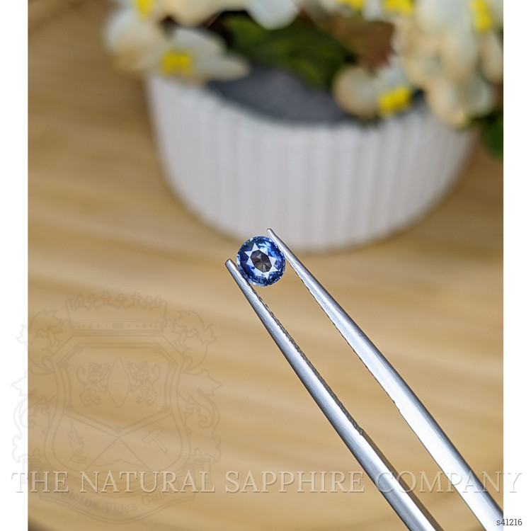 0.41 Ct. Blue Sapphire from Ceylon (Sri Lanka)