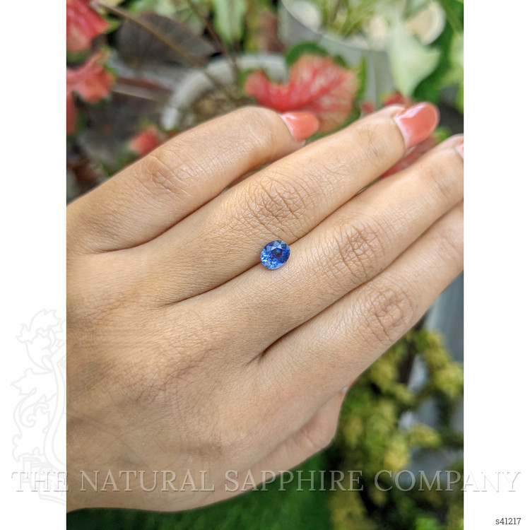 0.93 Ct. Blue Sapphire from Ceylon (Sri Lanka)
