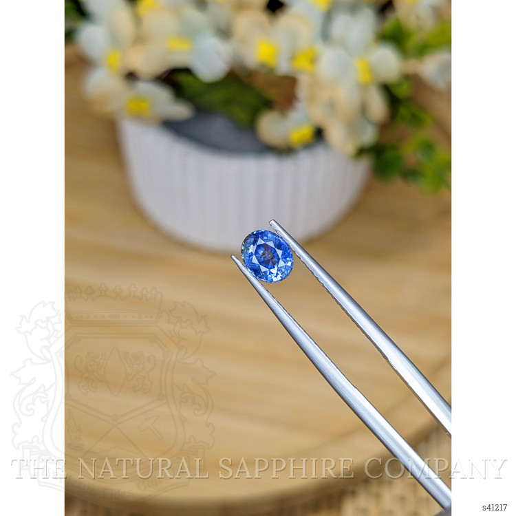 0.93 Ct. Blue Sapphire from Ceylon (Sri Lanka)