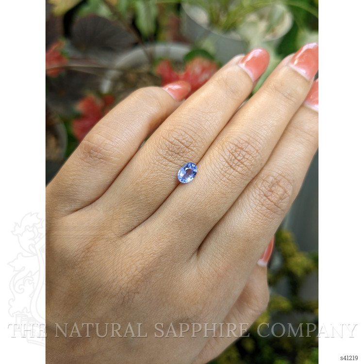 0.70 Ct. Blue Sapphire from Ceylon (Sri Lanka)