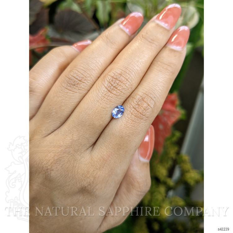 0.70 Ct. Blue Sapphire from Ceylon (Sri Lanka)