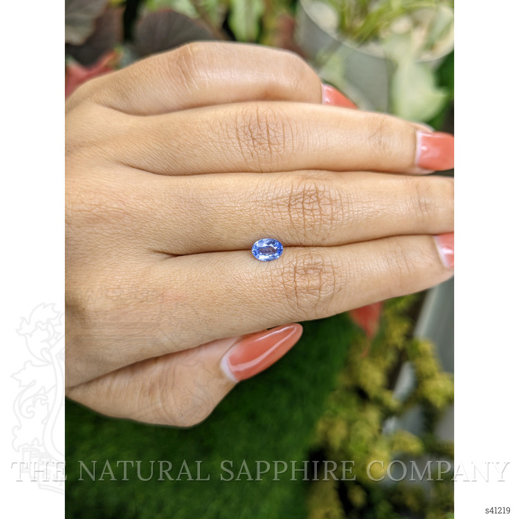0.70 Ct. Blue Sapphire from Ceylon (Sri Lanka)