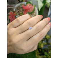 0.57 Ct. Pinkish Purple Sapphire from Ceylon (Sri Lanka) Life Style