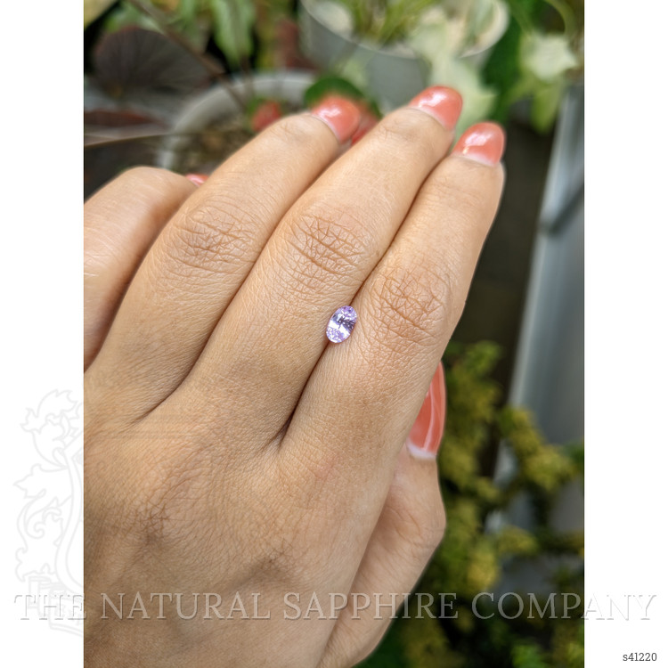 0.57 Ct. Pinkish Purple Sapphire from Ceylon (Sri Lanka)