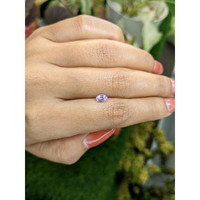 0.57 Ct. Pinkish Purple Sapphire from Ceylon (Sri Lanka) Life Style
