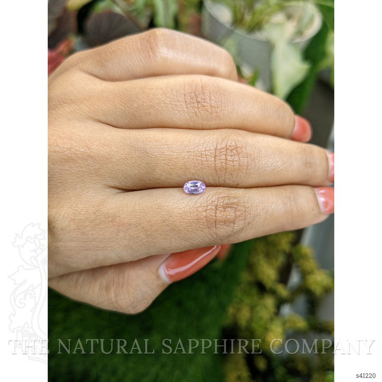 0.57 Ct. Pinkish Purple Sapphire from Ceylon (Sri Lanka)