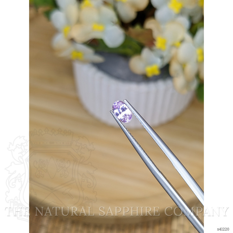 0.57 Ct. Pinkish Purple Sapphire from Ceylon (Sri Lanka)