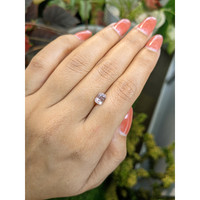 1.10 Ct. Peach Sapphire from Ceylon (Sri Lanka) Life Style