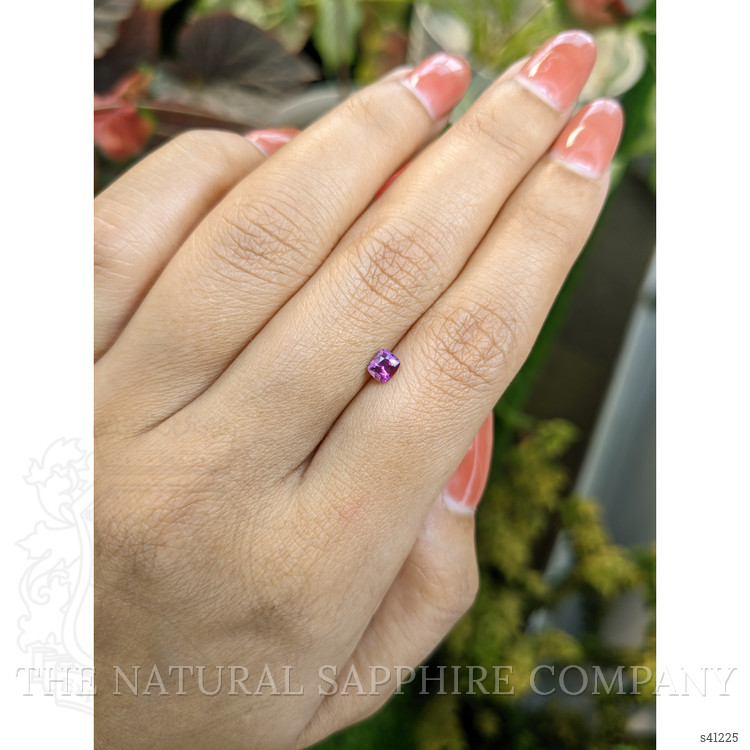0.43 Ct. Purplish Pink Sapphire from Ceylon (Sri Lanka)