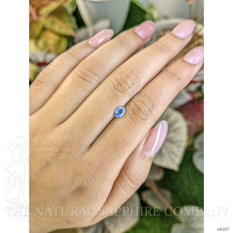 0.52 Ct. Blue Sapphire from Ceylon (Sri Lanka)