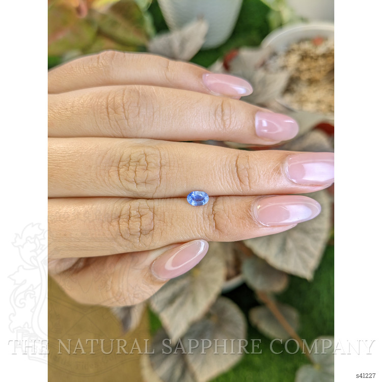 0.52 Ct. Blue Sapphire from Ceylon (Sri Lanka)