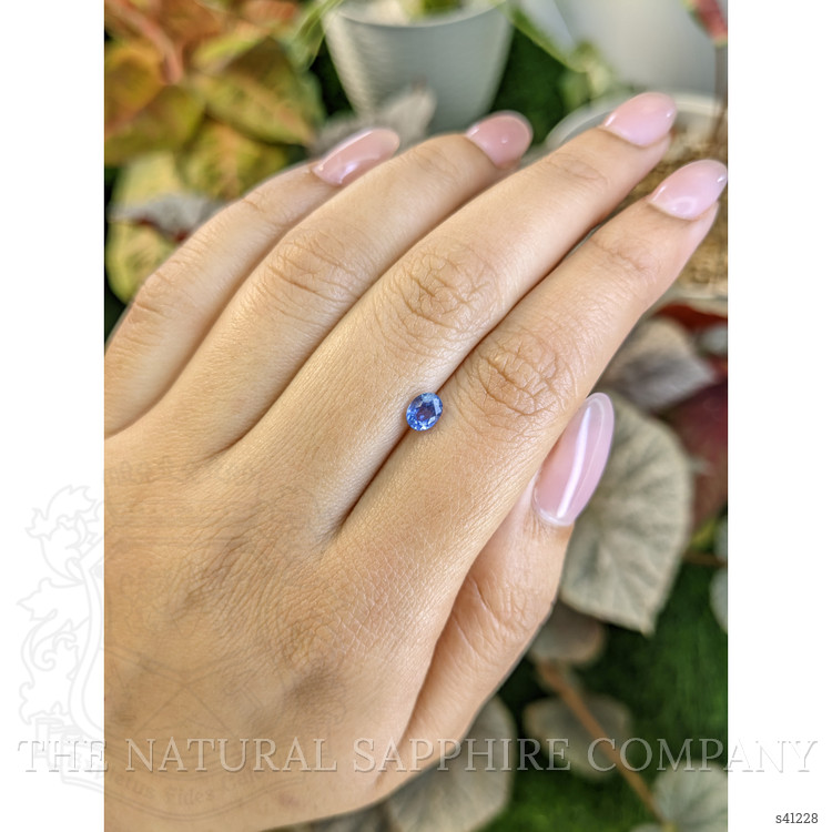 0.65 Ct. Blue Sapphire from Ceylon (Sri Lanka)