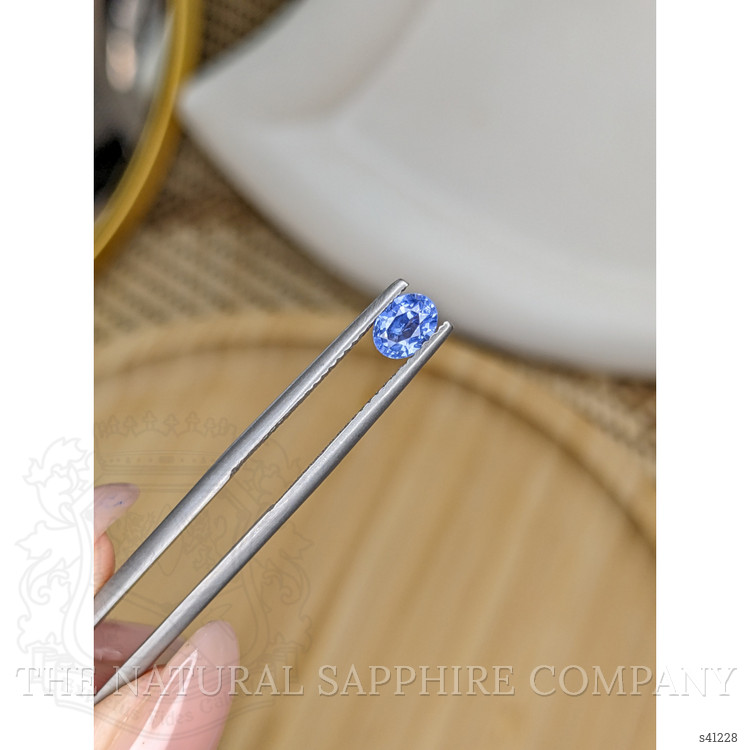 0.65 Ct. Blue Sapphire from Ceylon (Sri Lanka)