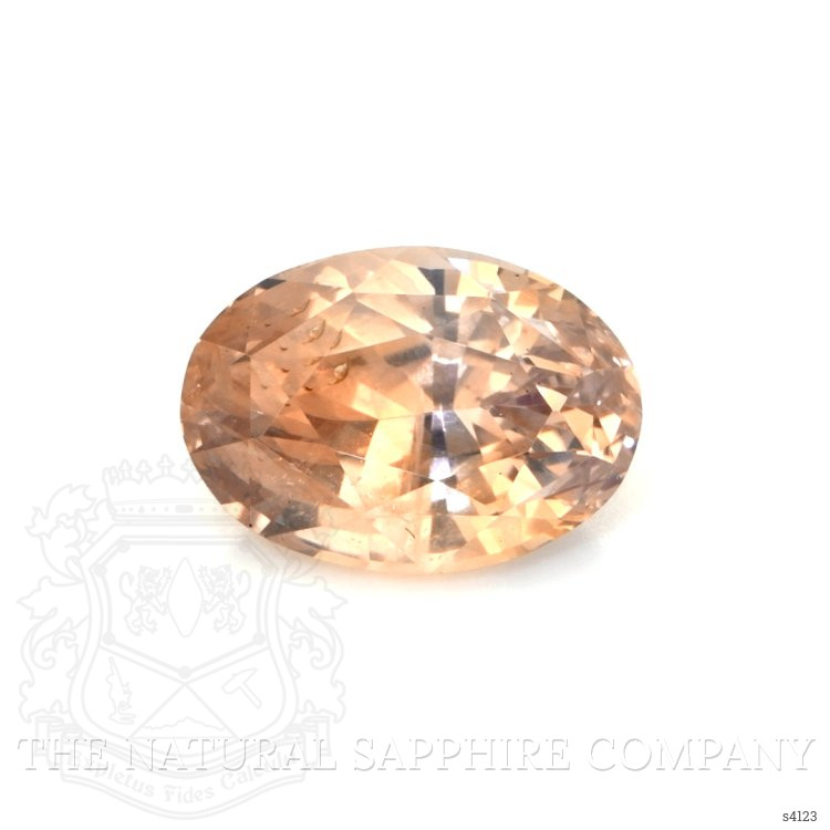 4.00 Ct. Peach Sapphire from Ceylon (Sri Lanka)
