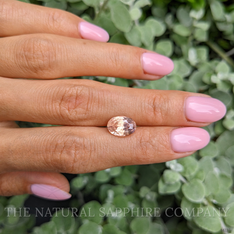 4.00 Ct. Orange Sapphire from Ceylon (Sri Lanka)