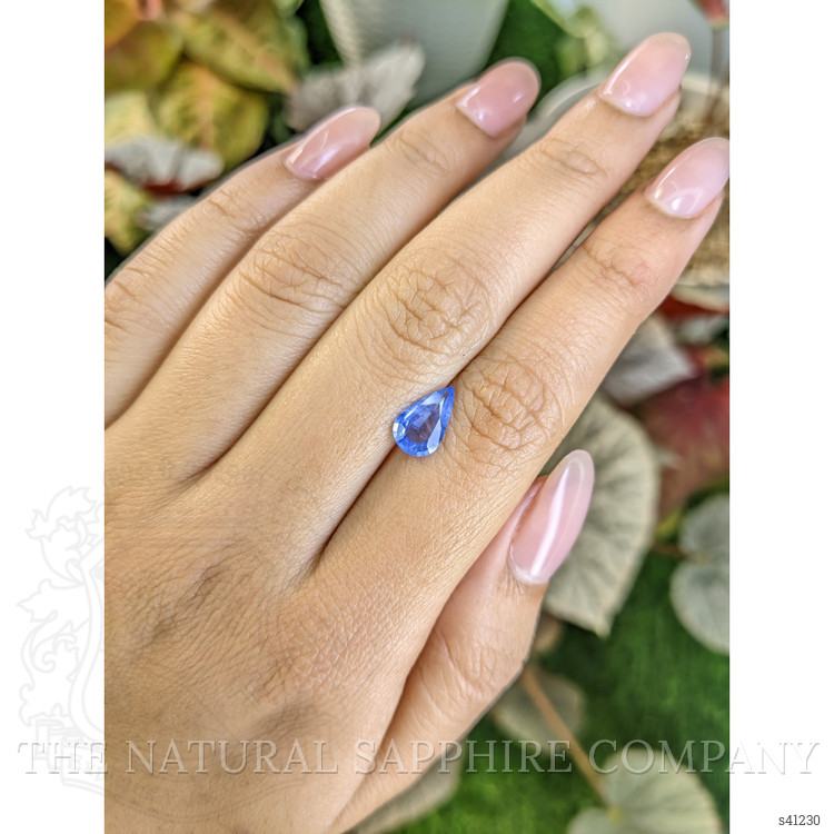 1.34 Ct. Blue Sapphire from Ceylon (Sri Lanka)