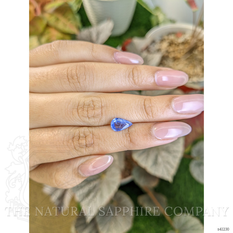 1.34 Ct. Blue Sapphire from Ceylon (Sri Lanka)