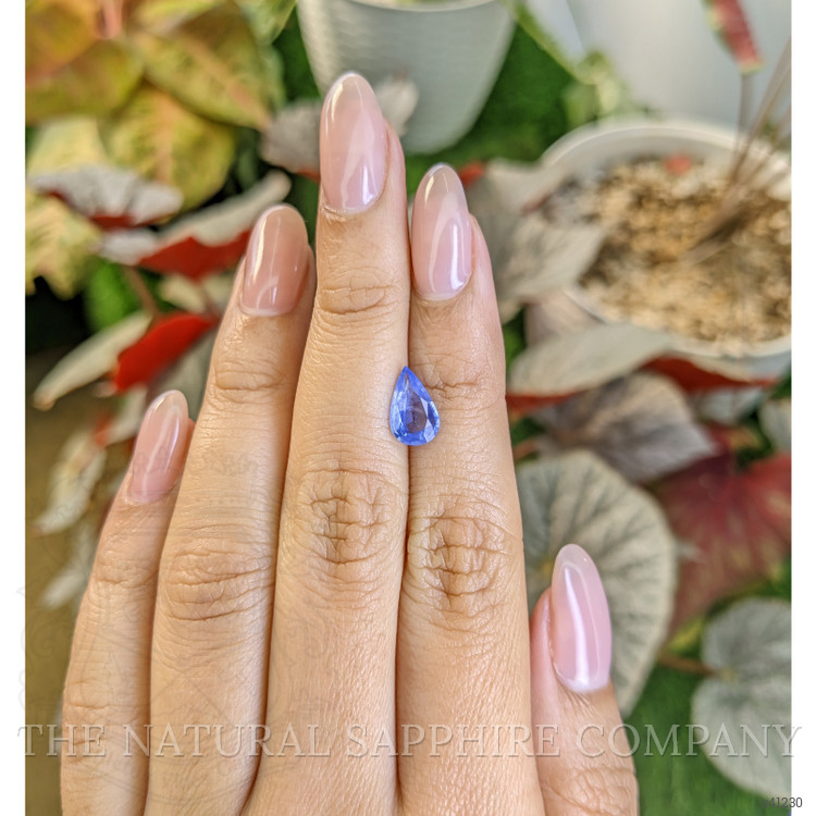 1.34 Ct. Blue Sapphire from Ceylon (Sri Lanka)