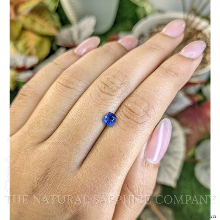 0.86 Ct. Blue Sapphire from Ceylon (Sri Lanka)