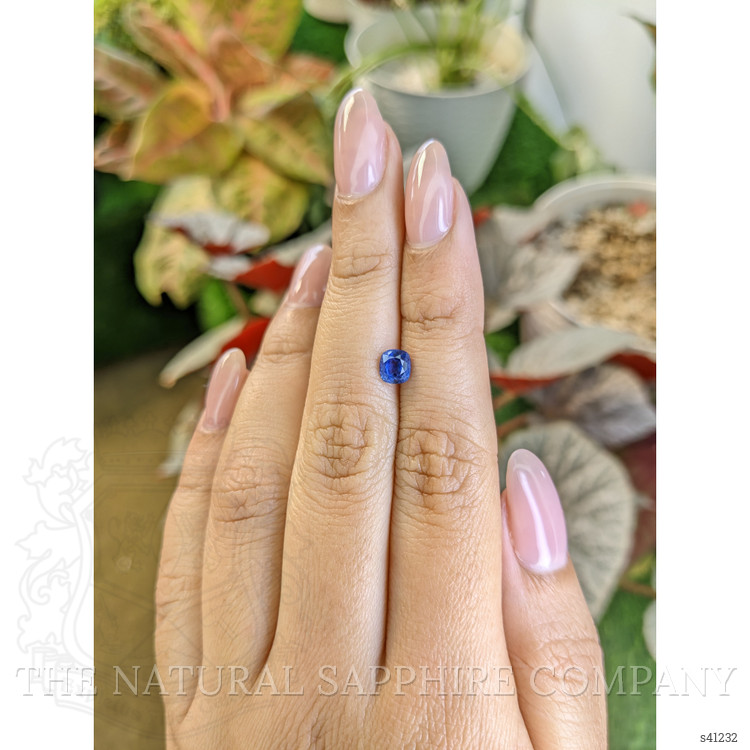 0.86 Ct. Blue Sapphire from Ceylon (Sri Lanka)