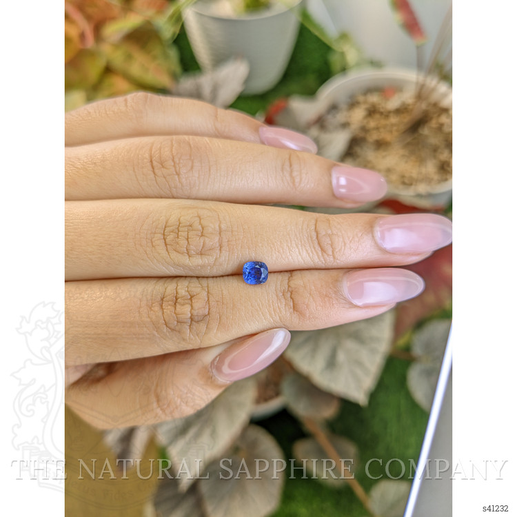 0.86 Ct. Blue Sapphire from Ceylon (Sri Lanka)