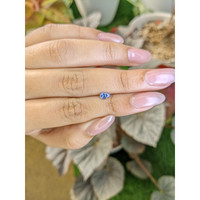 0.36 Ct. Blue Sapphire from Ceylon (Sri Lanka) Life Style