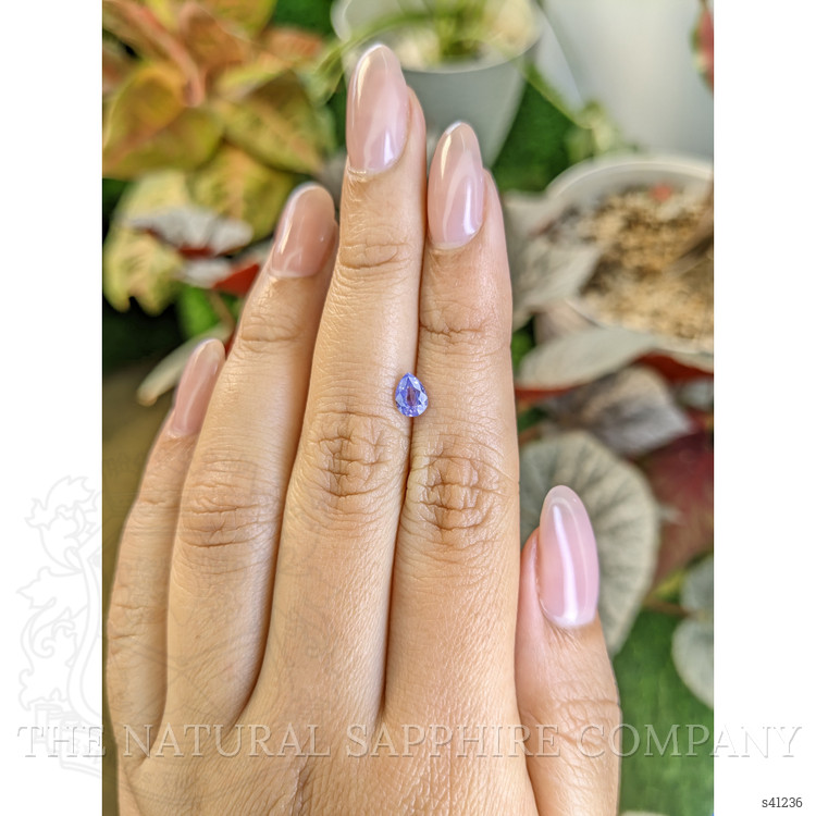 0.56 Ct. Purple Sapphire from Ceylon (Sri Lanka)