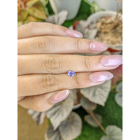 0.56 Ct. Purple Sapphire from Ceylon (Sri Lanka) Life Style