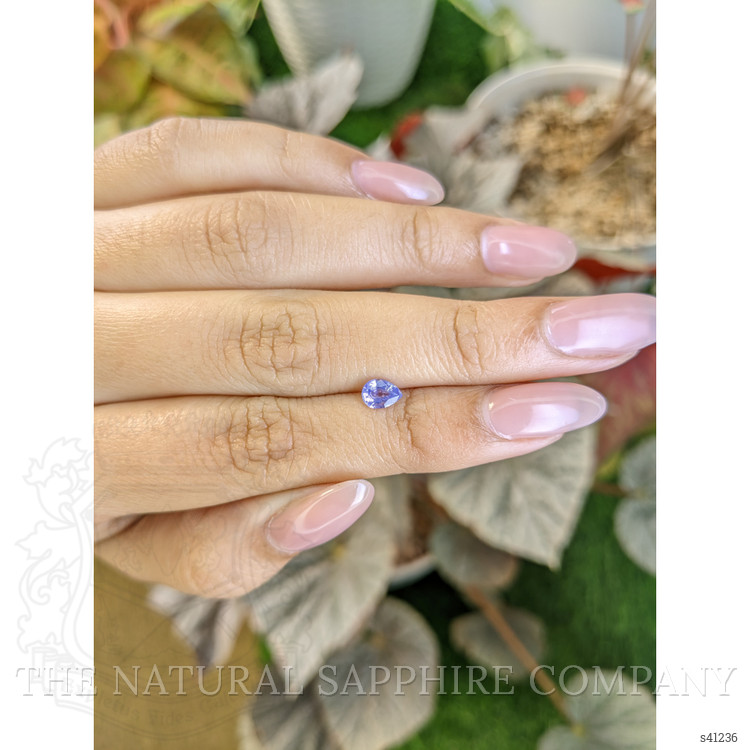 0.56 Ct. Purple Sapphire from Ceylon (Sri Lanka)