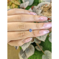 0.66 Ct. Blue Sapphire from Ceylon (Sri Lanka) Life Style