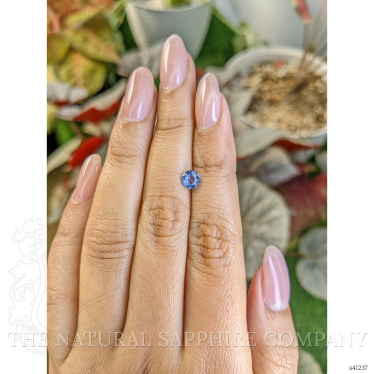 0.66 Ct. Blue Sapphire from Ceylon (Sri Lanka)