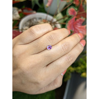0.55 Ct. Purple Sapphire from Ceylon (Sri Lanka) Life Style