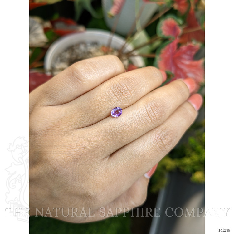0.55 Ct. Purple Sapphire from Ceylon (Sri Lanka)