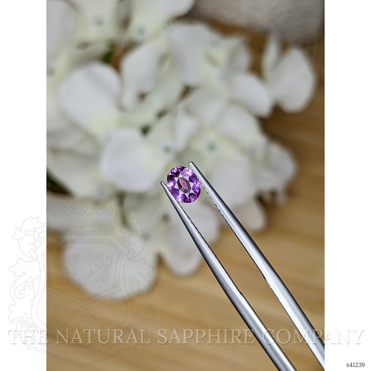0.55 Ct. Purple Sapphire from Ceylon (Sri Lanka)