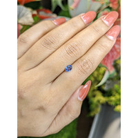 0.42 Ct. Blue Sapphire from Ceylon (Sri Lanka) Life Style