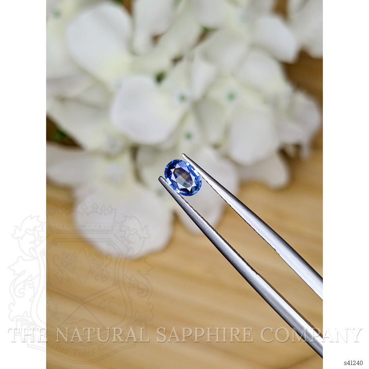 0.42 Ct. Blue Sapphire from Ceylon (Sri Lanka)