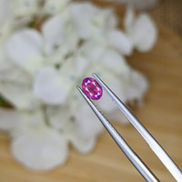 0.52 Ct. Pinkish Purple Sapphire from Ceylon (Sri Lanka) Life Style