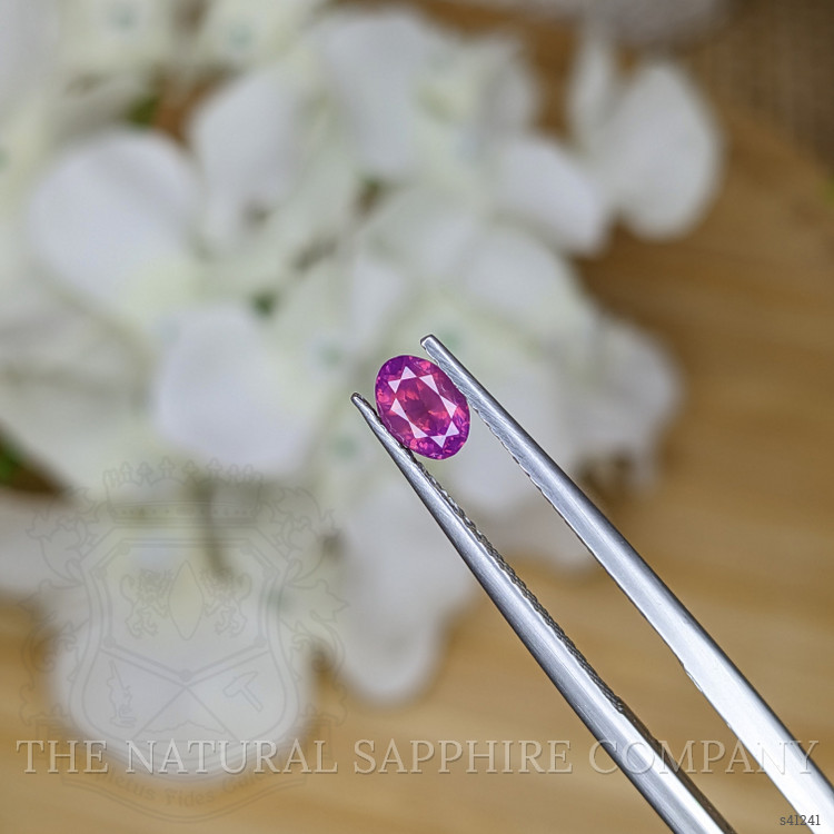 0.52 Ct. Pinkish Purple Sapphire from Ceylon (Sri Lanka)