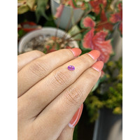 0.52 Ct. Pinkish Purple Sapphire from Ceylon (Sri Lanka) Life Style