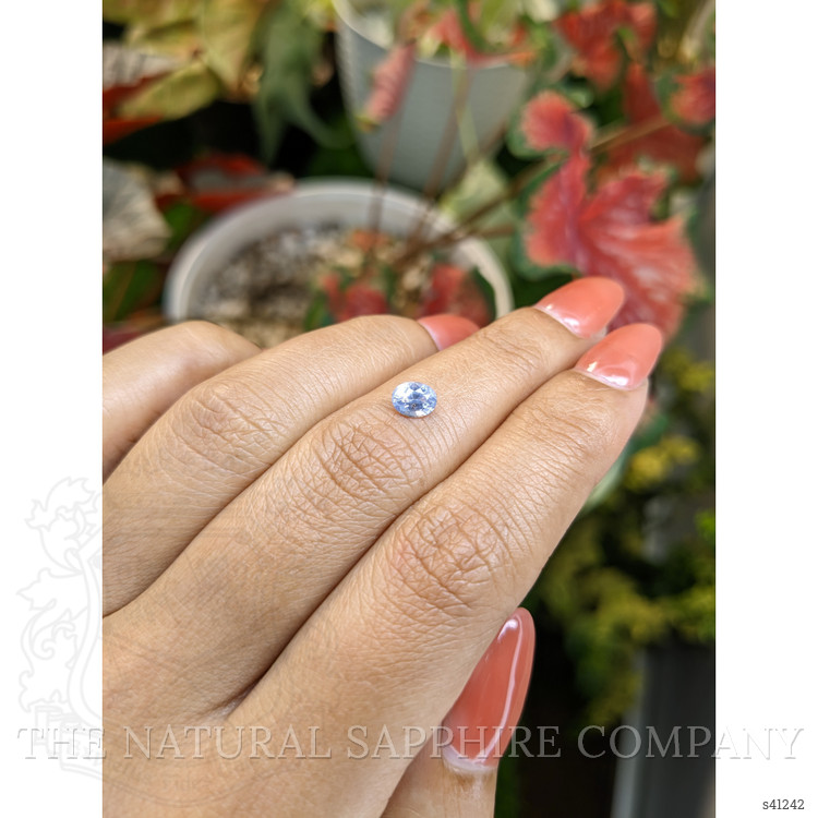 0.66 Ct. Blue Sapphire from Ceylon (Sri Lanka)
