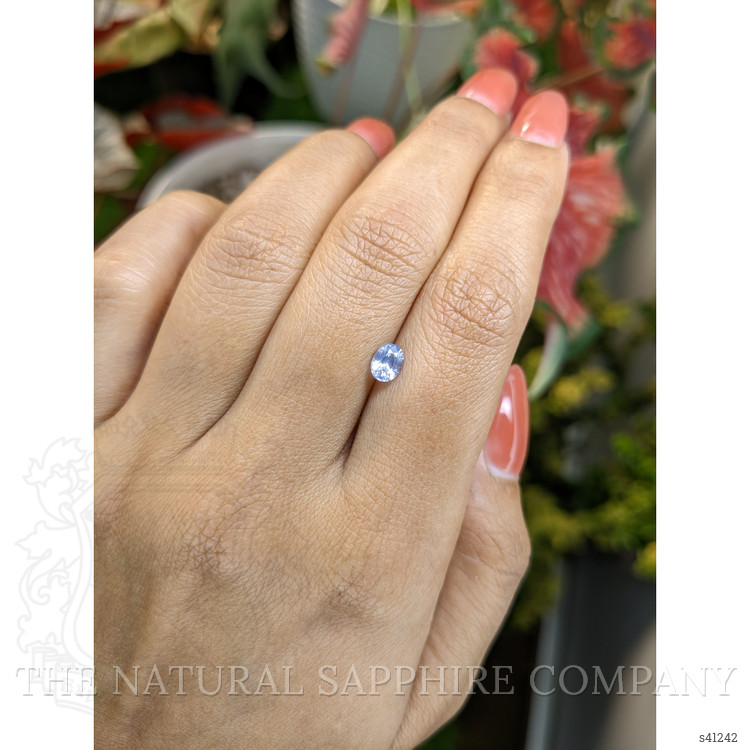 0.66 Ct. Blue Sapphire from Ceylon (Sri Lanka)