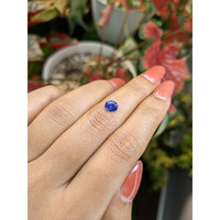 0.84 Ct. Blue Sapphire from Ceylon (Sri Lanka) Life Style