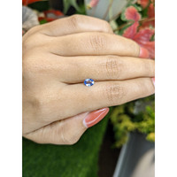 0.45 Ct. Blue Sapphire from Ceylon (Sri Lanka) Life Style